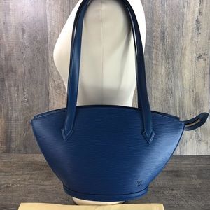 Louis Vuitton blue Saint Jacques vintage tote bag